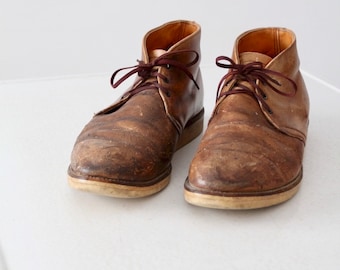 vintage Red Wing work boots, Irish Setter leather Chukka boots