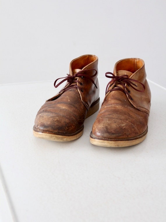 vintage Red Wing work boots, Irish Setter leather 