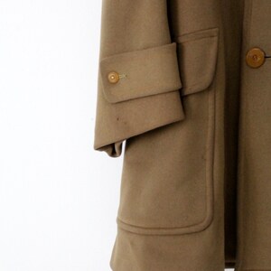 vintage US Army officer coat, WWII Mackinaw wool coat image 2