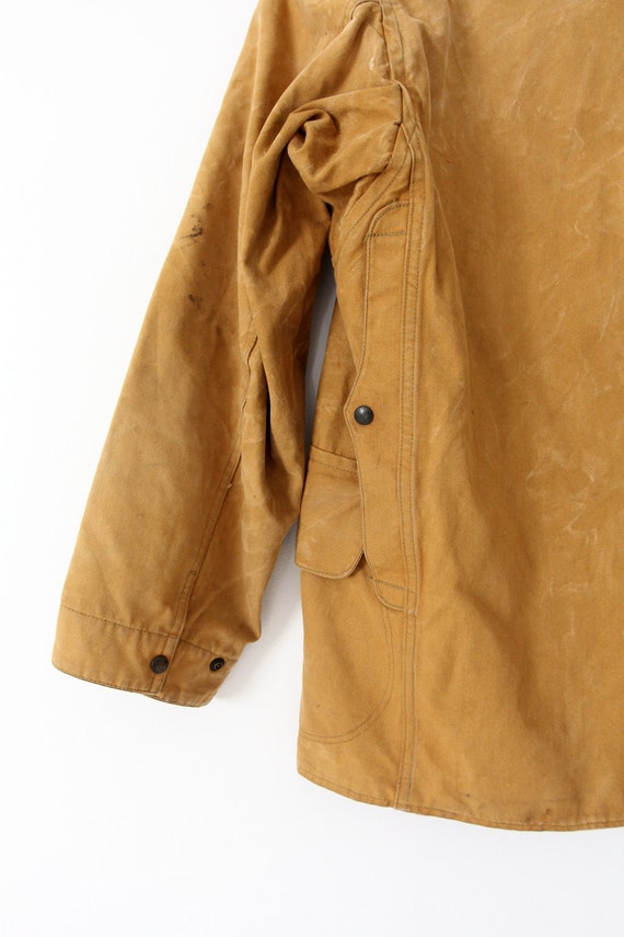 vintage 30s Duxbak coat,  men's canvas hunting co… - image 5