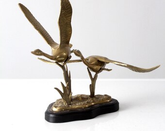 ヴィンテージの真鍮製鳥の彫刻 - Etsy 日本