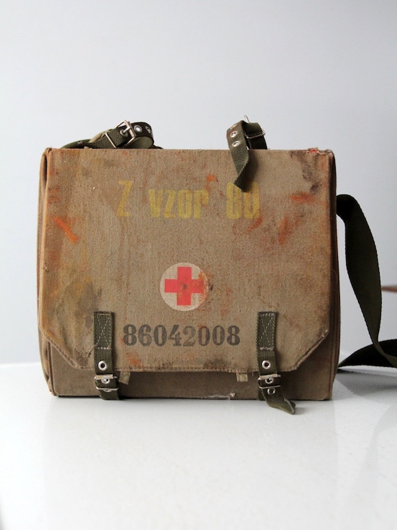 Vintage army medic best sale bag
