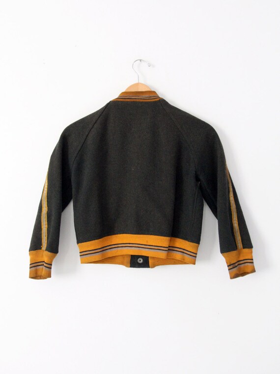 1950s UMC wool baseball jacket - image 2