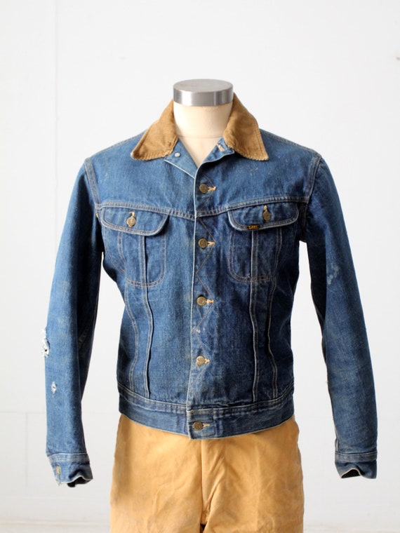 vintage Lee Storm Rider denim jacket blanket lined - Gem