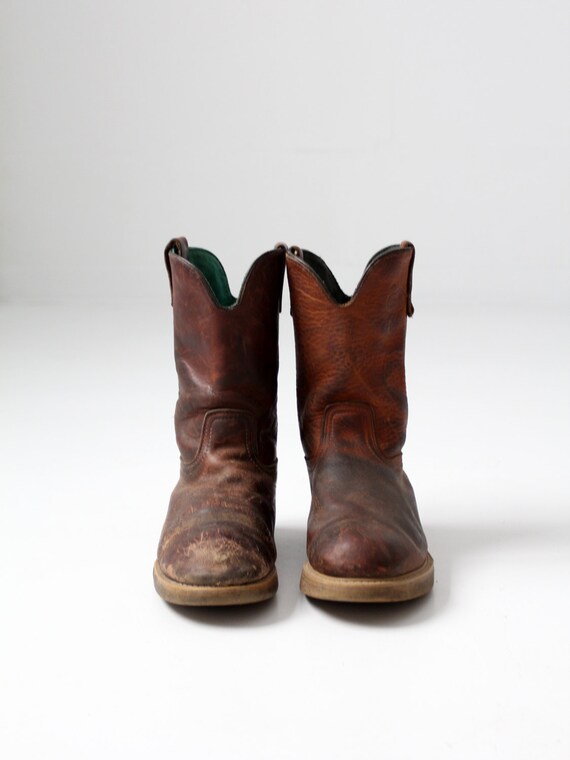 vintage leather work boots, Georgia Boot, men's