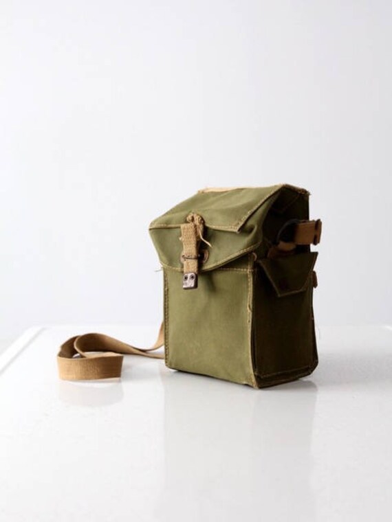 vintage canvas bag army - Gem