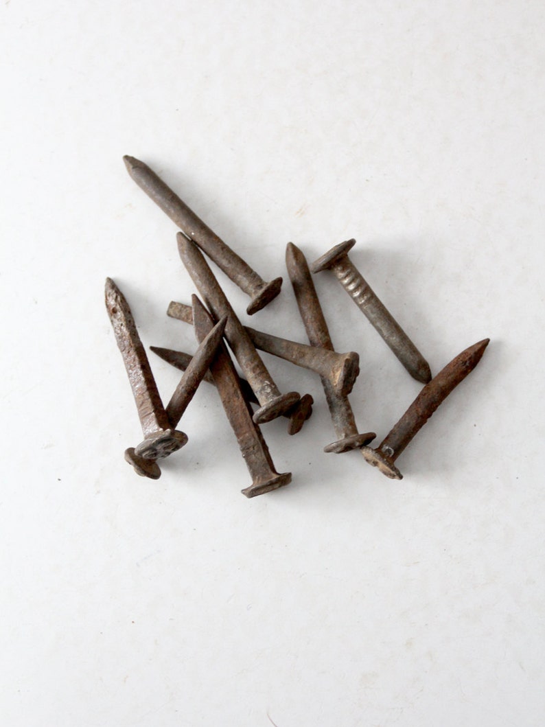 1930s railroad nails vintage railroad date markers Etsy