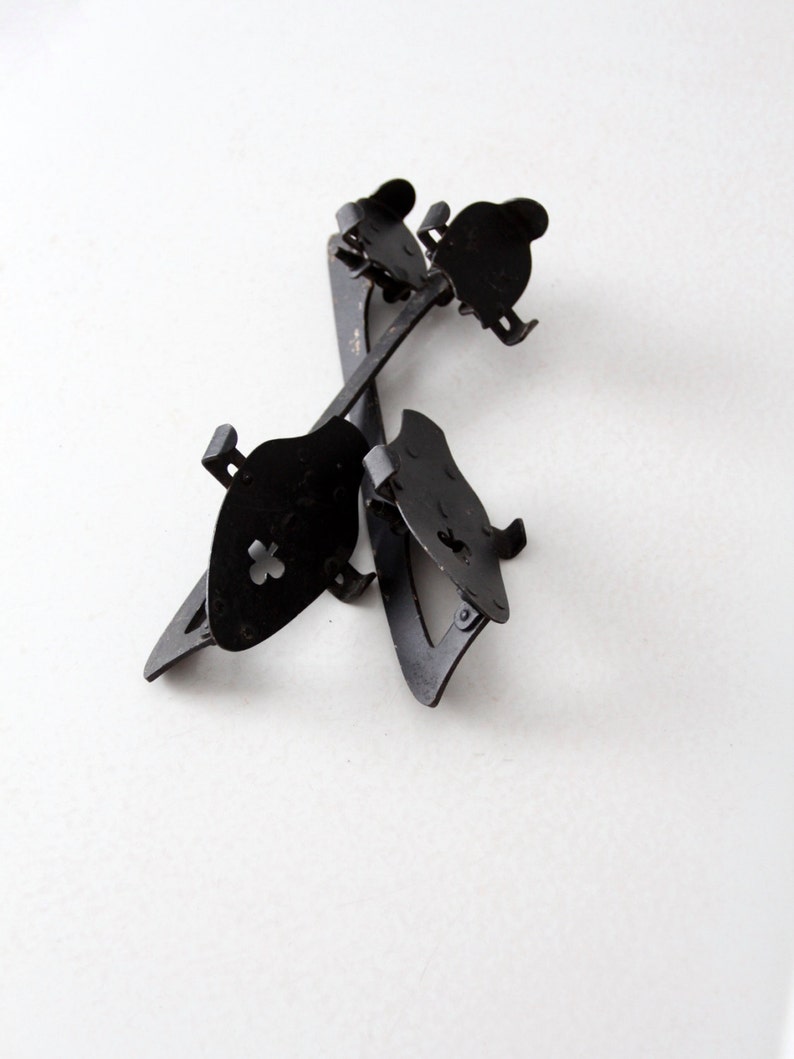 Vintage Union Hardware Co. Clamp on Ice Skates, Ice Skate Boot