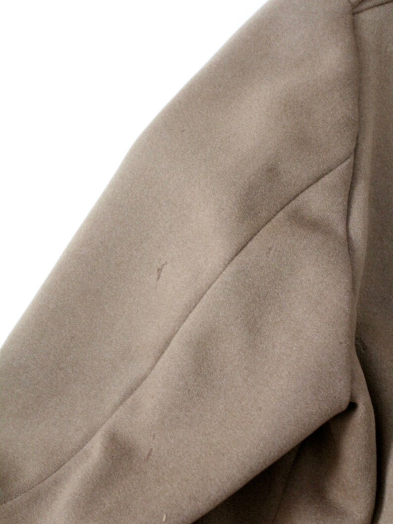 vintage US Army officer coat, WWII Mackinaw wool coat image 7