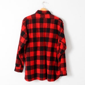 vintage 60s Montgomery Ward buffalo plaid shirt image 3