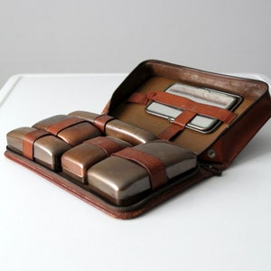 vintage Esquire pigskin dopp kit image 1