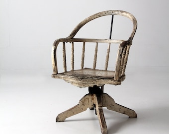 1900s swivel desk chair