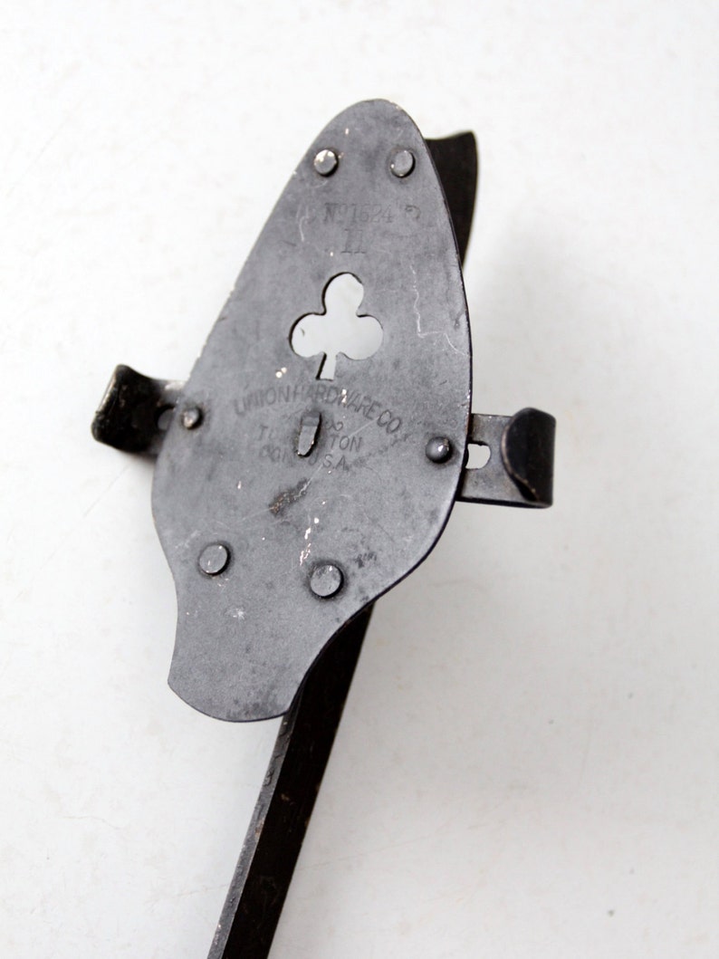Vintage Union Hardware Co. Clamp on Ice Skates, Ice Skate Boot