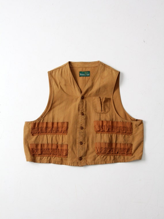 vintage Western Field Montgomery Ward hunting vest - image 2