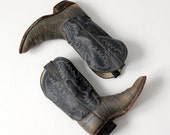 vintage Justin cowboy boots,  men's western boots,  size 9.5