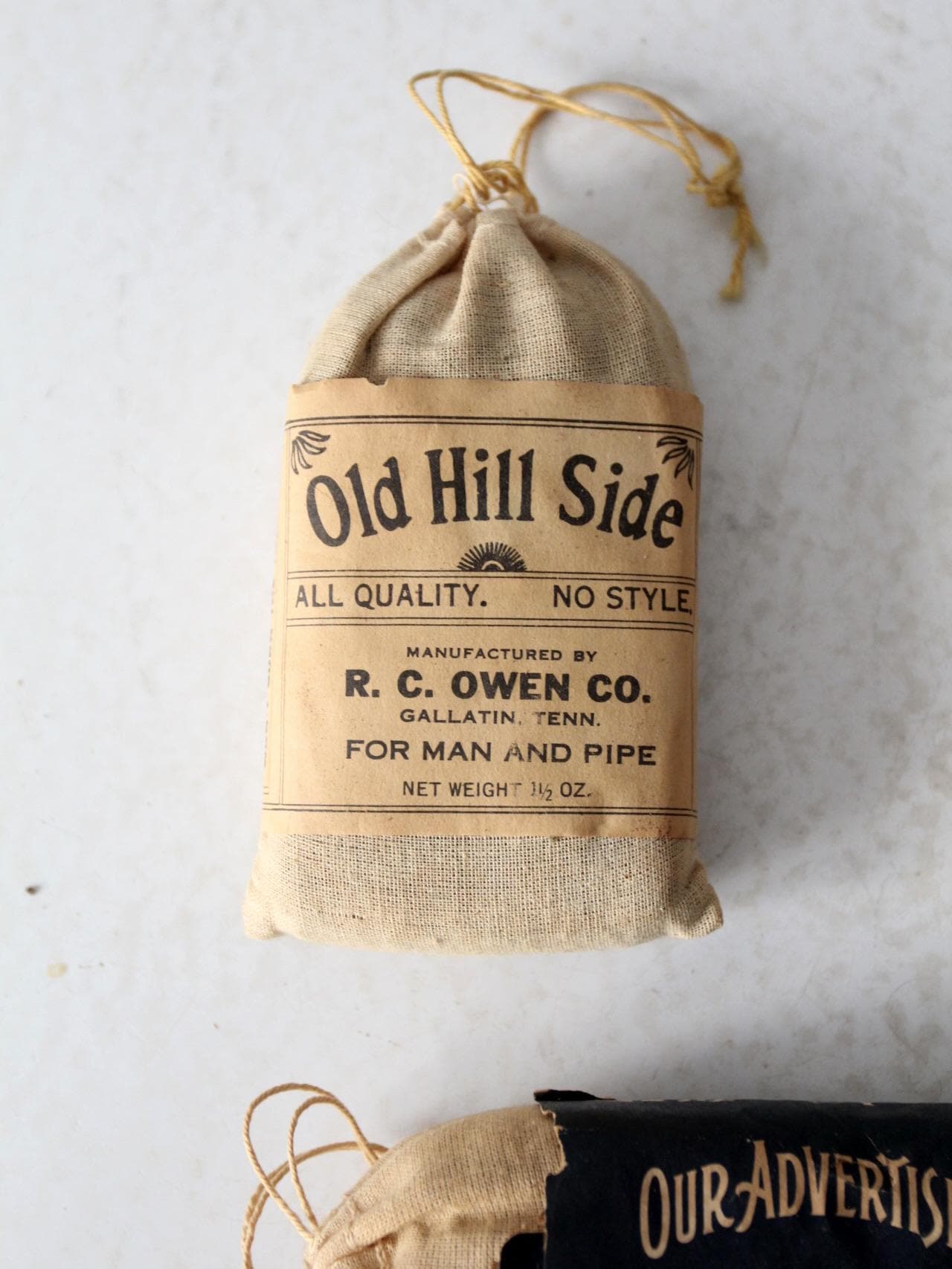 old hillside tobacco Bourbon Company OLD HILL SIDE TOBACCO TIN