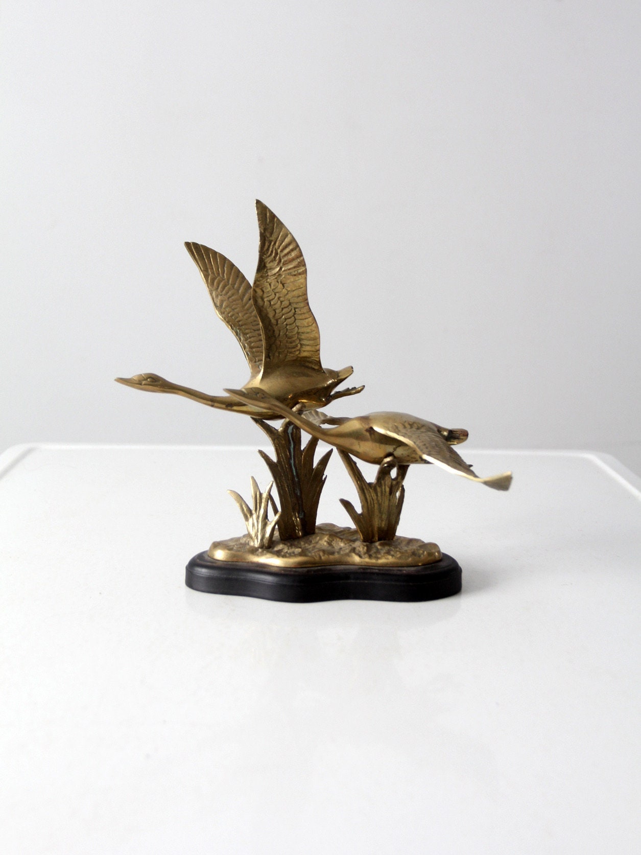 銅 真鍮製 鳥の彫刻 ヴィンテージの真鍮製鳥の彫刻 - Etsy 日本