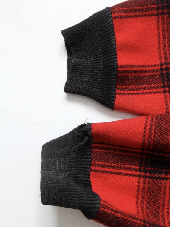 vintage wool hunting pants, buffalo plaid logger … - image 10