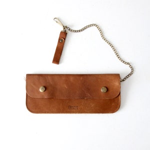 Cartera de cuero vintage para moteros o camioneros
