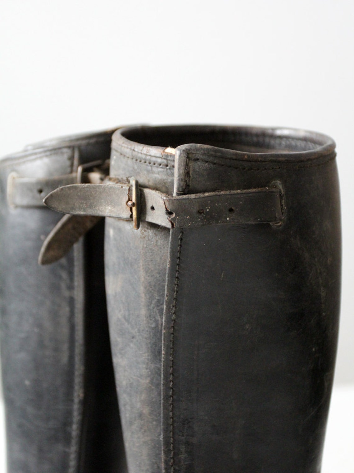 Antique Leather Gaiters, WWII Era Cavalry Half Chaps Etsy