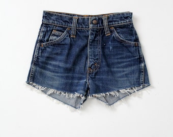vintage Levi's abgeschnitten, xs jean shorts, taille 92
