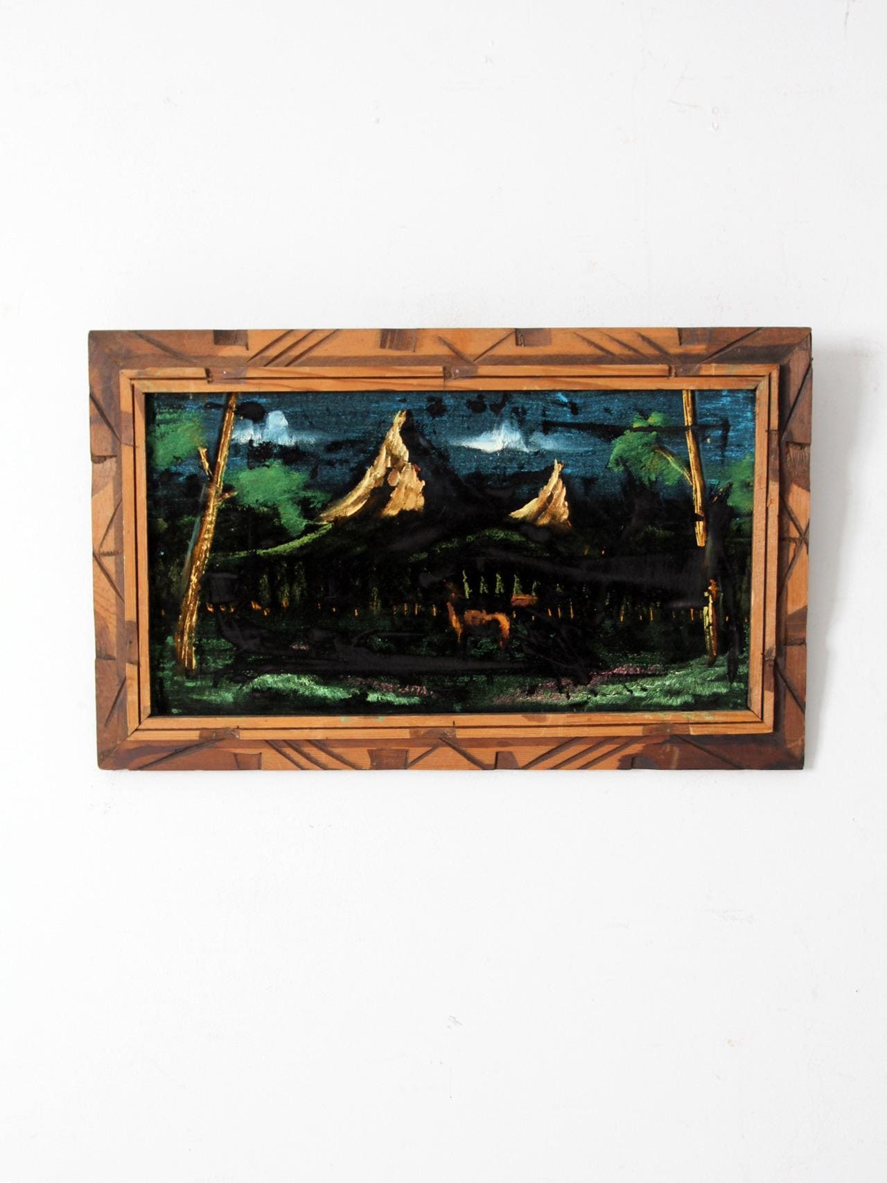 70's velvet painting - Etsy 日本