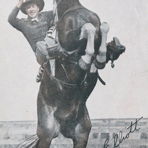 vintage Wild Bill Elliott promo film still print image 3