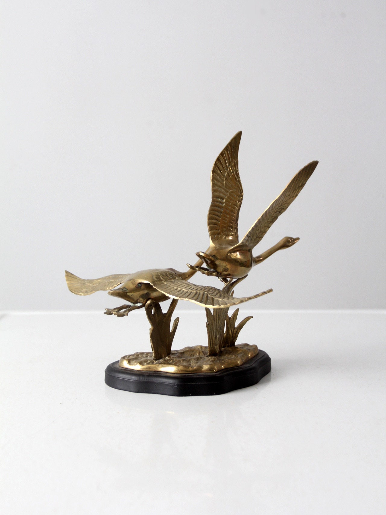 銅 真鍮製 鳥の彫刻 ヴィンテージの真鍮製鳥の彫刻 - Etsy 日本