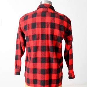 vintage 60s Montgomery Ward buffalo plaid shirt image 7