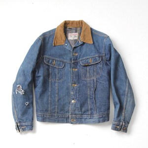 vintage Lee Storm Rider denim jacket blanket lined