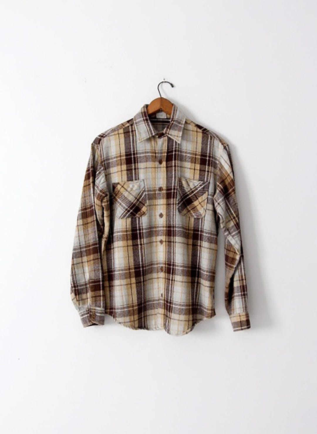 Vintage 70s Big Mac Flannel Work Shirt - Etsy