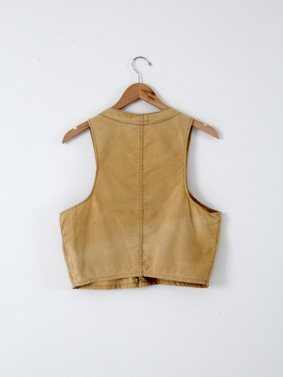 vintage hunting vest,  JC Higgins men's ammunitio… - image 2