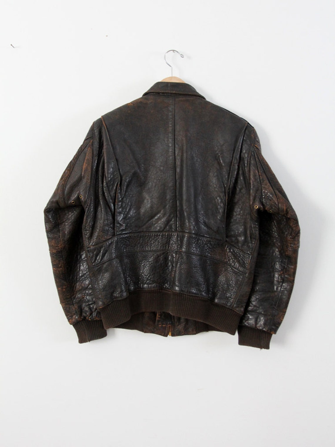 Leather bomber Jacket