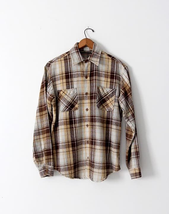 Vintage 70s Big Mac Flannel Work Shirt - Etsy