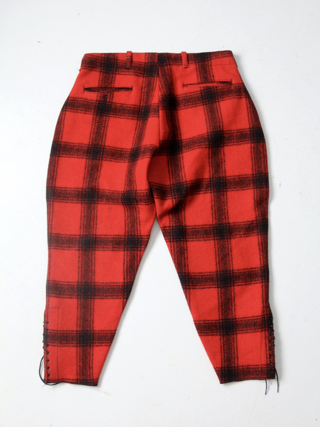 Vintage Western Field Red Plaid Wool Hunting Pants - Etsy