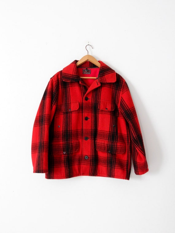 vintage Johnson Woolen Mills mackinaw jacket