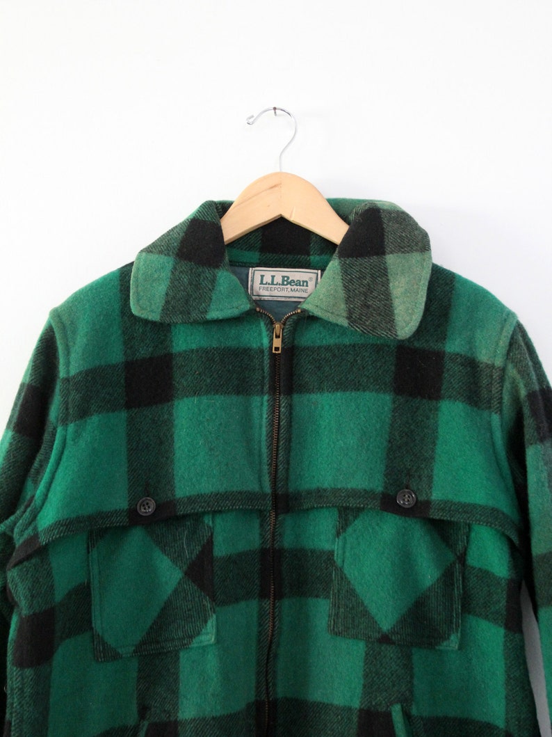 ll bean green plaid