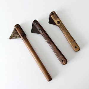 antique primitive tools set of 3