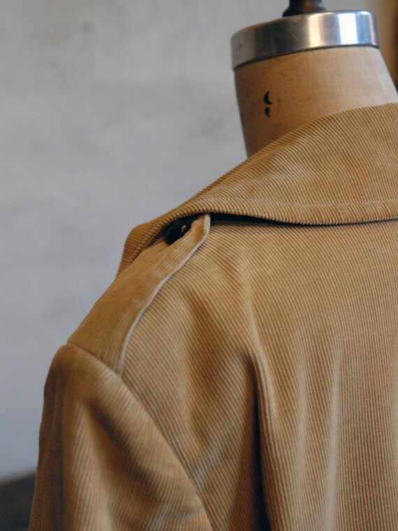 vintage Carroll and Company corduroy trench coat - image 7