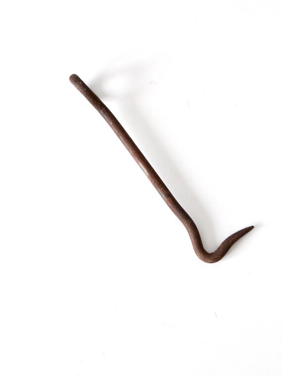 アンティーク鉄製フック アンティークの大きな鉄製フック金具 - Etsy 日本