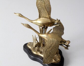 銅 真鍮製 鳥の彫刻 ヴィンテージの真鍮製鳥の彫刻 - Etsy 日本