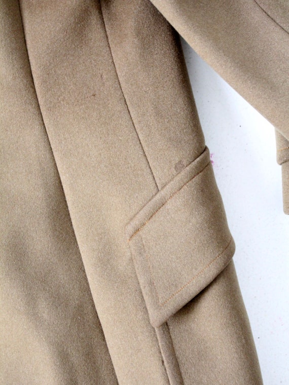 vintage US Army officer coat, WWII Mackinaw wool … - image 5