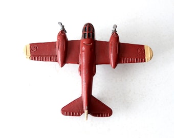 vintage die-cast metal model airplane