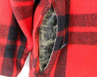 Vintage 1940s Red Wool Plaid Sportclad Hunting Jacket - Etsy
