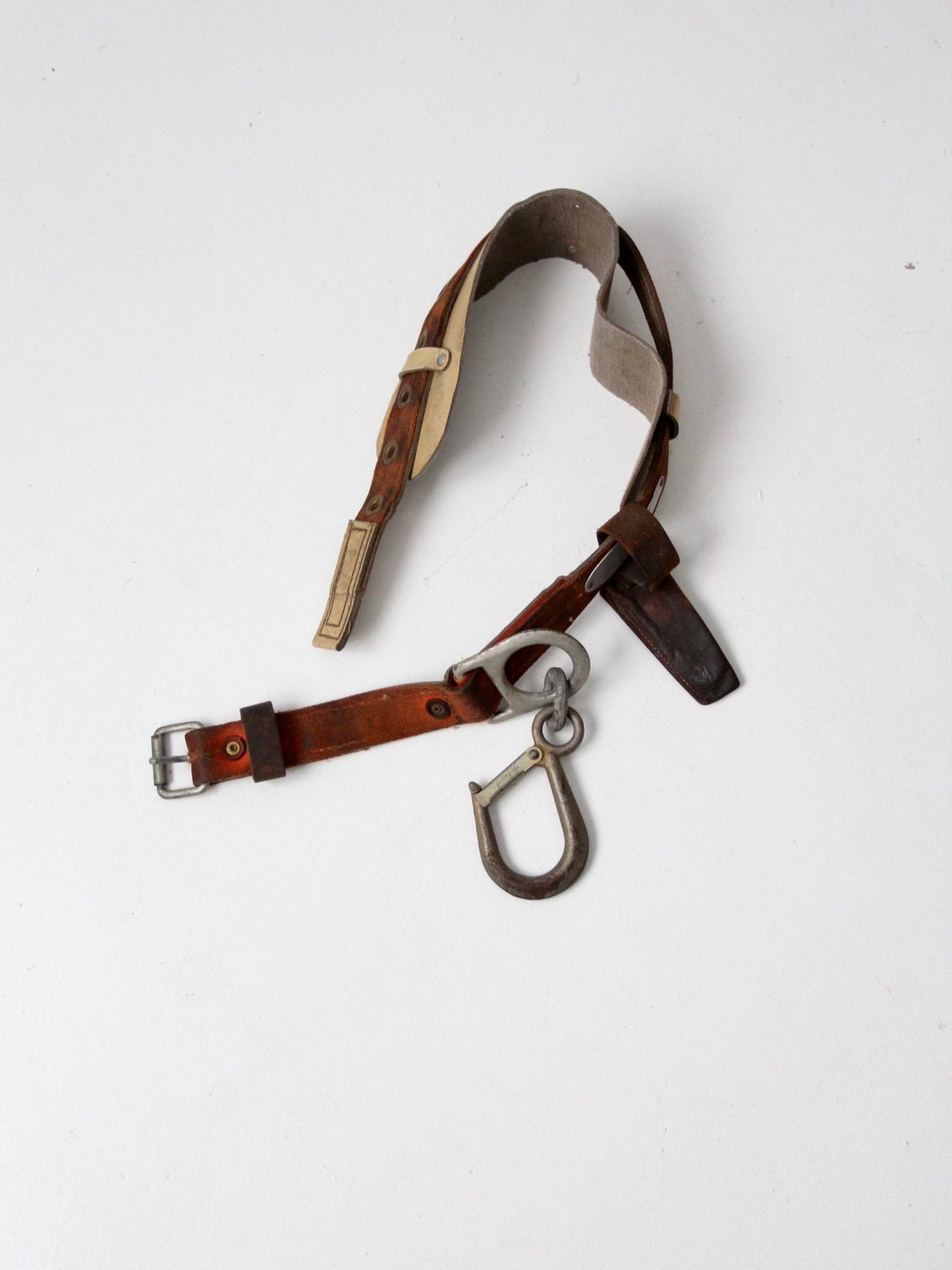 Klein Tools Lineman Belt Circa 1980 Canvas and Leather Etsy