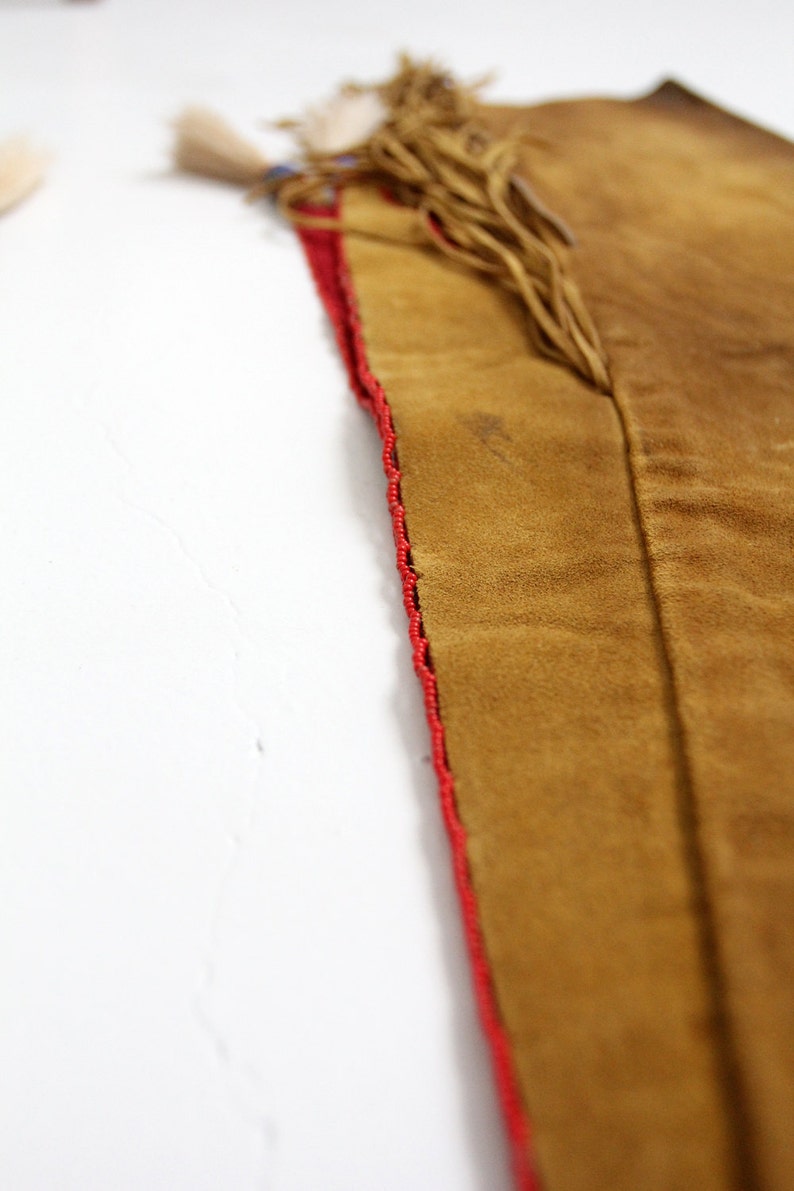 Vintage Native American Style Chaps, Buckskin Pants Etsy