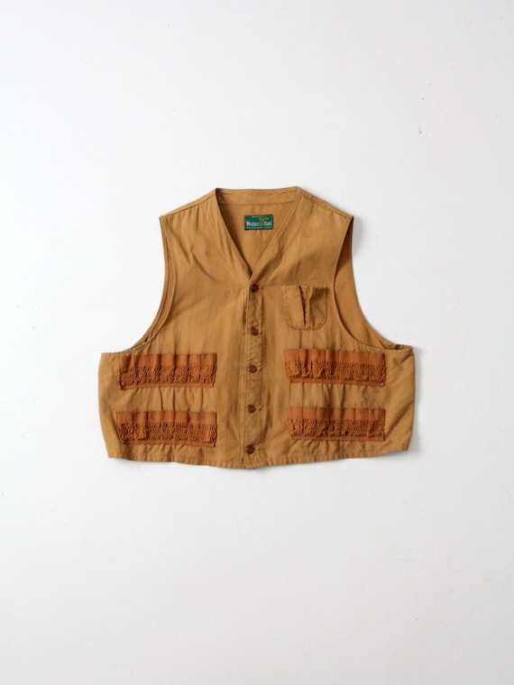 vintage Western Field Montgomery Ward hunting vest