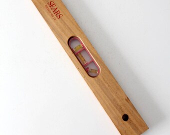 vintage Sears wood carpenter's level