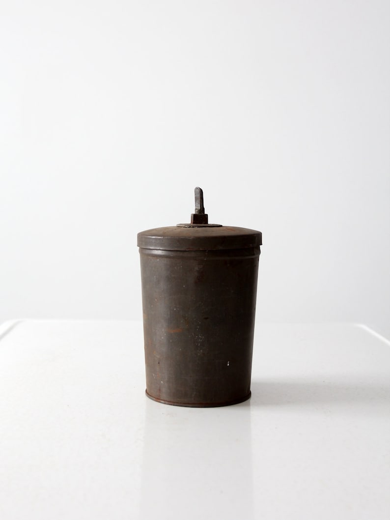 Vintage Ice Cream Maker Canister and Dasher Etsy