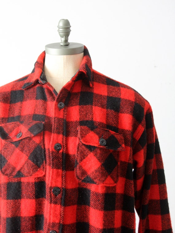 【special!!】50s print flannel shirt Murray 50's Plaid Shirt – Knickerbocker